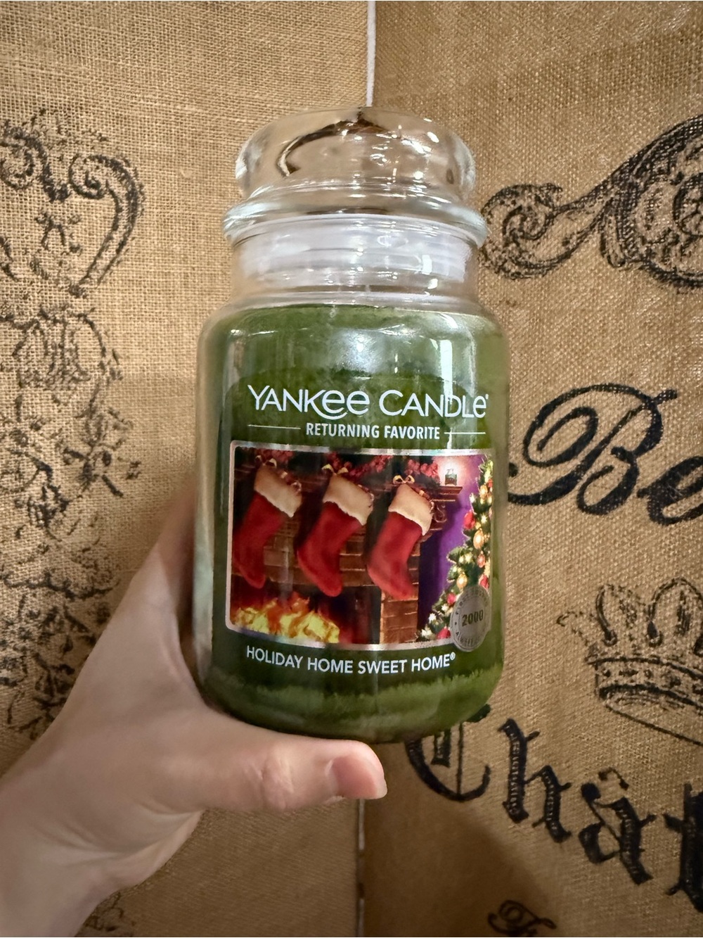 Yankee Candle Holiday Home Sweet Home Jar Candle - Green